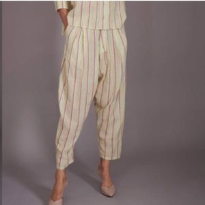 NWT No. 6 store green striped pants